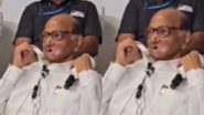 Sharad Pawar Collar Video : साताऱ्यात राजकीय तापमान वाढलं; कॉलर उडवून शरद पवारांचं एक प्रकारे उदयनराजेंना चॅलेंज (watch video)