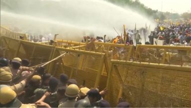 AAP Protest in Mohali : मोहालीत आप समर्थकांचे आंदोलन, आंदोलकांना पांगवण्यासाठी पोलिसांकडून पाण्याच्या फवाऱ्यांचा वापर