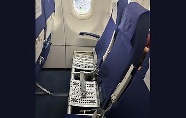 Seat Cushion Missing on IndiGo Flight: काय सांगता? बेंगळुरू ते भोपाळ इंडिगो फ्लाइटमध्ये चक्क सीट कुशन गायब; महिलेने शेअर केला फोटो