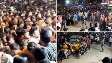 Free Haleem Offer Causes Chaos: हैदराबादमध्ये मोफत हलीम घेण्यासाठी जमली मोठी गर्दी, पोलिसांना करावा लागला लाठीचार्ज (Watch Video)