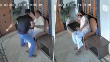 Son Assaulting Father Over Property: मालमत्तेच्या वादातून मुलाची वडिलांना बेदम मारहाण; वडिलांचा मृत्यू (Watch Video)