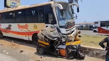 Mumbai-Goa Highway Accident: मुंबई-गोवा महामार्गावर भीषण अपघात; तीन प्रवाशांचा जागीच मृत्यू
