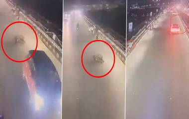 Hydrabad Accident Video: ब्रिजवर सेल्फी काढताना कारची धडक, तरुणाचा दुर्दैवी मृत्यू, हैद्राबाद येथील घटना