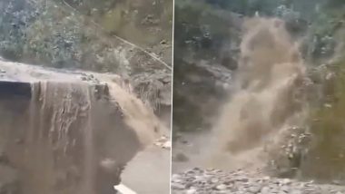 Landslide in Arunachal Pradesh : अरुणाचल प्रदेशमध्ये भूस्खलन; चीन सीमेला जोडणारा महामार्ग गेला वाहून