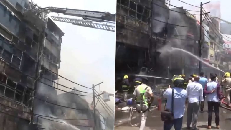 Fire Breaks Out in Bihar: पाटणा रेल्वे स्टेशनजवळ हॉटेलला भीषण आग, १२ नागरिकांना वाचवण्यात यश; बचाव कार्य सुरू