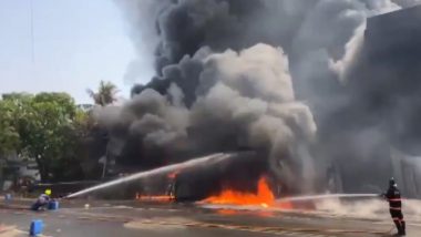 Navi Mumbai Fire: नवी मुंबईत नवभारत इंडस्ट्रियल कंपनीला आग, अग्निशमक दलाच्या 5 गाड्या घटनास्थळी दाखल
