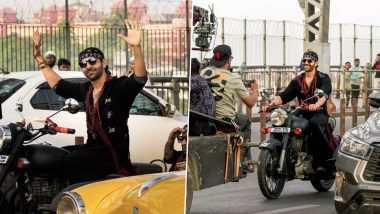 Bhool Bhulaiyaa 3: 'भूल भुलैया 3' चित्रपटाच्या शूटिंग दरम्यान कार्तिक आर्यनचे हावडा ब्रिजवरील फोटो लिक