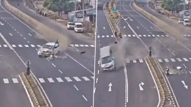 Tamilnadu Accident: तामिळनाडूमध्ये अनियंत्रित कारचा भीषण अपघात, धडकी भरवणारा Video समोर