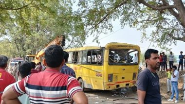 Haryana Accident: महेंद्रगड येथे भीषण अपघात, स्कूल बस पलटल्याने पाच मुलांचा जागीच मृत्यू