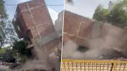 Delhi Building Collapsed: दिल्लीतील 3 मजली इमारत कोसळली, कोणतीही जीवितहानी नाही