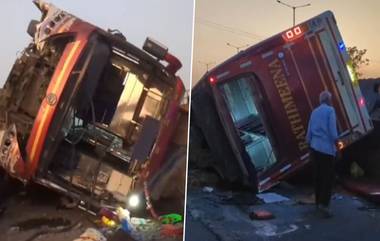 Tamilnadu Bus Accident: तामिळनाडूत बस उलटल्याने भीषण अपघात, 15 प्रवाशी जखमी; बचाव कार्य सुरु