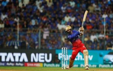 MI vs RCB IPL 2024 Live Score Update: दिनेश कार्तिकच्या स्फोटक खेळीमुळे आरसीबीने मुंबईसमोर ठेवले 196 धांवांचे लक्ष्य, बुमराहने घेतल्या पाच विकेट