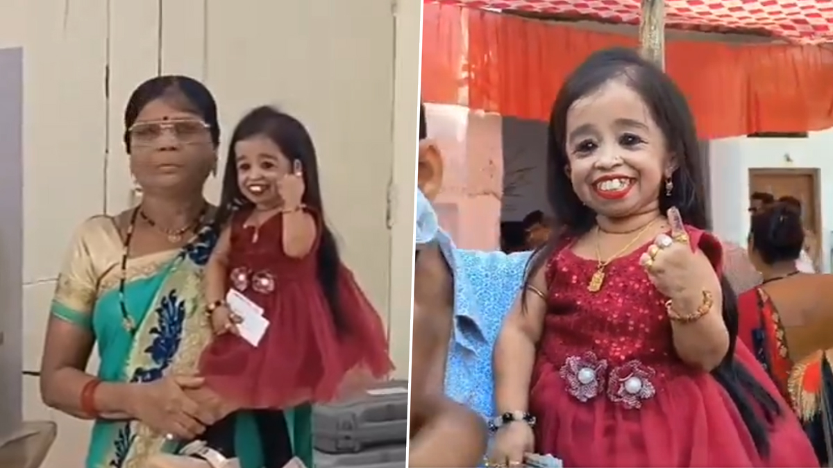 जगातील सर्वात लहान महिला Jyoti Amge ने मोडला सर्वात लहान हातांचा आणखी एक विक्रम, पाहा पोस्ट