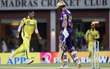 CSK vs KKR, IPL 2024 22th Match Live Score Update: कोलकाता नाईट रायडर्सला पहिल्याच चेंडूवर झटका, फिल सॉल्ट आऊट, तुषारने घेतली विकेट