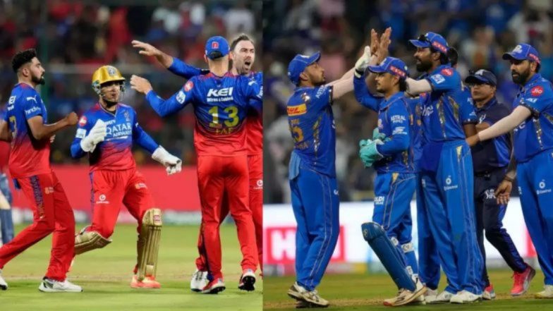 MI vs RCB Head to Head: वानखेडेवर मुंबई इंडियन्स समोर आरसीबीचे आव्हान, आकडेवारीत कोणाचे आहे वर्चस्व; घ्या जाणून