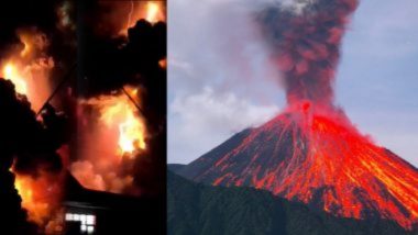Volcano Eruption Video: इंडोनेशियामध्ये ज्वालामुखीचा उद्रेक, स्फोटाचा व्हिडिओ व्हायरल, 828 नागरिक स्थलांतरीत
