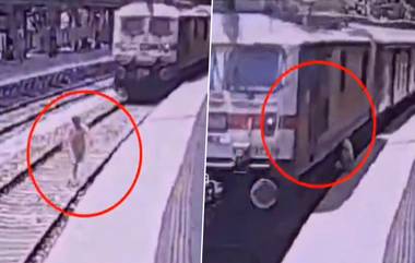 Agra Suicide Video: धावत्या रेल्वे समोर तरुणीने मारली उडी, भयावह घटना CCTV कैद, आग्रा येथील घटना (Watch Video)