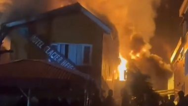 Fire at Hotel in Jammu and Kashmir: जम्मू काश्मीरच्या सोनमार्ग येथील हॉटेलला आग, नागरिकांमध्ये घबराट