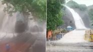 Courtallam Waterfalls Flood: धबधब्याला पूर आल्याने 17 वर्षाच्या मुलाचा मृत्यू, तामिळनाडू येथील घटना (Wacth Video)