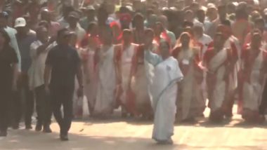 CM Mamata Banerjee's Padyatra: सीएम ममता बॅनर्जी यांची हावडामध्ये पदयात्रा, हजारो समर्थकांची गर्दी