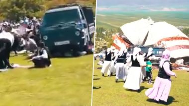Kyrgyzstan Accident Video:किर्गिस्तानमध्ये मोठी दुर्घटना, अनियंत्रित ट्रकची 29 विद्यार्थ्यांना धडक, घटनेचा Video व्हायरल