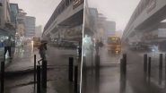 Thane Rain: बदलापूरमध्ये वादळी वाऱ्यासह बरसला अवकाळी पाऊस; नेटिझन्सनी कॅमेऱ्यात कैद केले खास क्षण (Watch Videos)