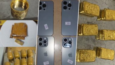Gold And I phone Seized On Mumbai Airport: मुंबई विमानतळावरून 12.74 किलो सोनं कस्टम विभागाकडून जप्त, पाच जण अटकेत