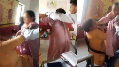 Viral Video: शाळेत गोंधळ! आग्रामध्ये प्राचार्य आणि महिला शिक्षकांमध्ये जोरदार भांडण, हाणामारीचा व्हिडिओ व्हायरल