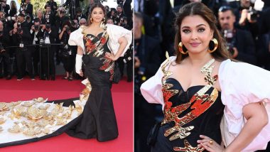 Aishwarya Rai at Cannes 2024: कान्स 2024 मध्ये ऐश्वर्या राय बच्चनची जादू, काळ्या गाऊनमध्ये दिसून आली खूपच आकर्षक