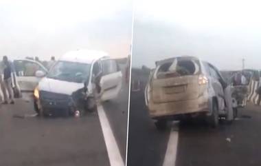 Delhi-Mumbai Expressway Accident: दिल्ली-मुंबई द्रुतगती मार्गावर कारला ट्रकची धडक, एकाच कुटुंबातील तिघांचा मृत्यू