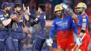 RCB vs GT, IPL 2024 52th Match Stats And Record Preview: रॉयल चॅलेंजर्स बंगळुरू आणि गुजरात टायटन्स यांच्यात होणार हाय व्होल्टेज सामना, आजच्या सामन्यात होऊ शकतात 'हे' मोठे विक्रम