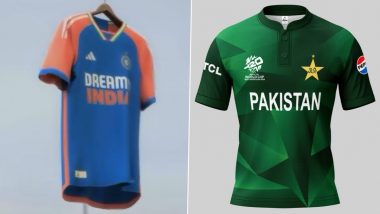 India vs Pakistan Jersey War: ICC-T20 विश्वचषक 2024 साठी भारत आणि पाकिस्तान क्रिकेट संघाची जर्सी निश्चित, चाहत्यांमध्ये रंगला सामना