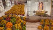 Akshaya Tritiya Celebration At Ram Lala Mandir in Ayodhya: अक्षय्य तृतीयेच्या मुहूर्तावर अयोध्येतील राम लल्लाला आंब्याचा प्रसाद
