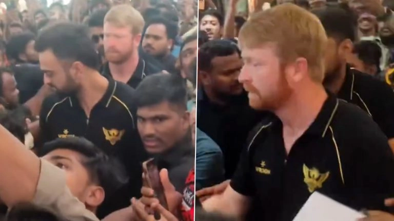 Heinrich Klaasen Angry Video: हेनरिक क्लासेनला चाहत्यांनी घेरले, सनरायझर्स हैदराबादचा फलंदाज संतापला; व्हिडिओ व्हायरल