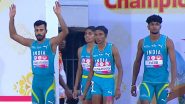 Asian Relay Championships 2024 च्या 4x400 मीटर मिश्र रिले शर्यतीत भारताने जिंकले सुवर्णपदक