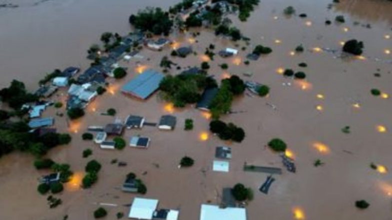 Brazil Rains: दक्षिण ब्राझीलमध्ये पावसाचा हाहाकार; रिओ ग्रांदे डो सुल राज्यात वादळ आणि पुरातील मृतांचा आकडा 166 वर