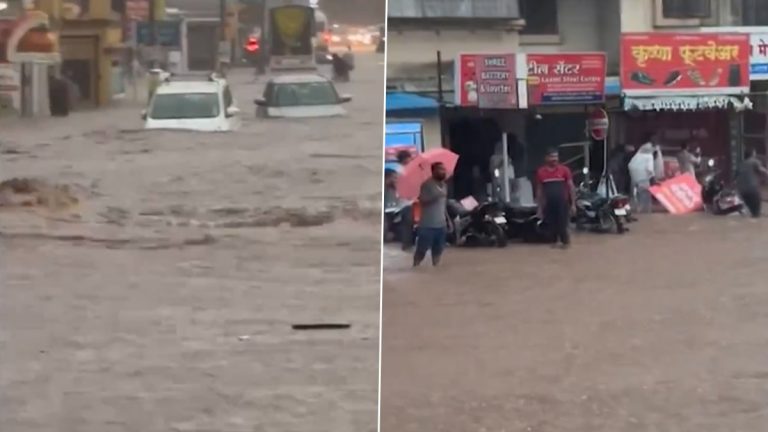 Pune Rain: पुण्यात मुसळधार पाऊस; शहरातील धानोरी, वाडिया कॉलेज, गुंजन चौकात साचलं पाणी; प्रवाशांची गैरसोय (Watch Video)