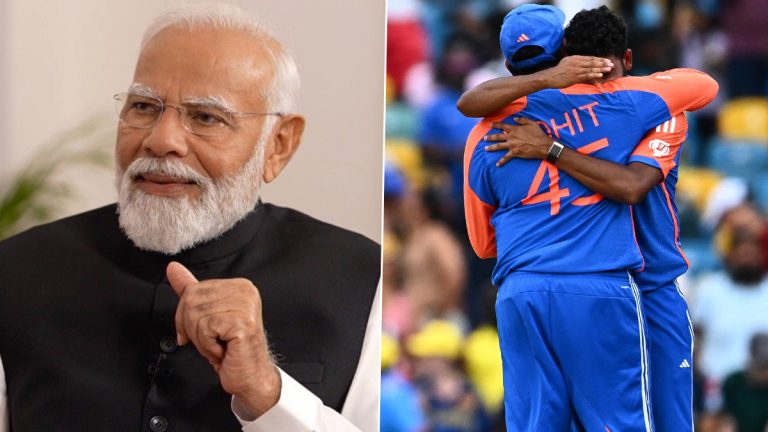 India Win ICC T20 World Cup 2024: टी-20 विश्वचषकाची दुसरी ट्रॉफी जिंकल्याबद्दल पंतप्रधान मोदींनी टीम इंडियाचे केले अभिनंदन, पाहा व्हिडिओ