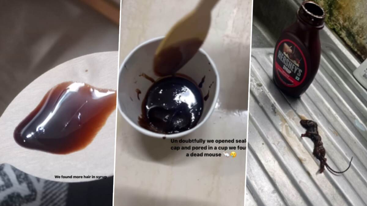 Dead Rat Found In Hershey's Chocolate Syrup: झेप्टोवरून ऑर्डर केलेल्या चॉकलेट सिरपमध्ये सापडला मृत उंदीर; पहा व्हायरल व्हिडिओ