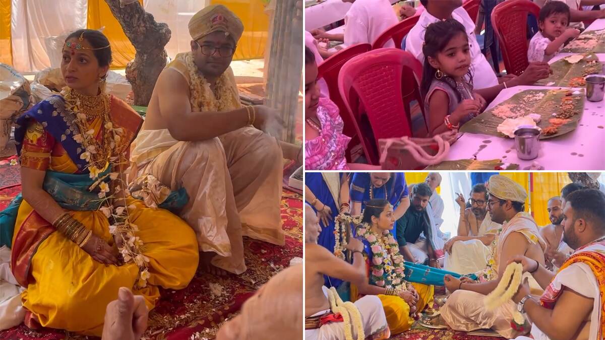 Zero Waste Wedding Viral Video: उसाचा मंडप, केळीच्या पानांचे ताट; लग्नात नैसर्गिक गोष्टींचा वापर करणाऱ्या जोडप्याच्या लग्नाचा सुंदर व्हिडिओ व्हायरल, पहा