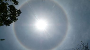 Rare double Sun halo seen in Leh: लेहमध्ये पाहायला मिळाले डबल सन हॅलो, दुर्मिळ घटना पाहून व्हाल चकित