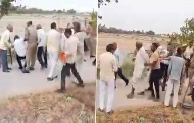 Uttar Pradesh Assaulted Video: दोघांमध्ये जमिनीचा वाद पेटला, मध्यस्थी करायला गेलेल्या तहसीलदाराला कानशीलात मारली