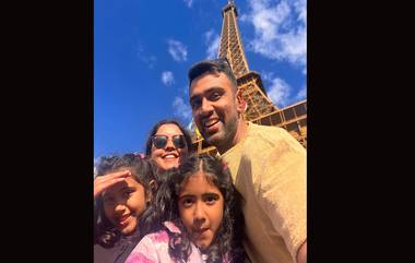 Ravichandran Ashwin Europe Trip: फिरकी गोलंदाज रविचंद्रन अश्विनने आयफेल टॉवर परिसरातील पत्नी आणि मुलांसोबतचे सुंदर फोटो केला शेअर