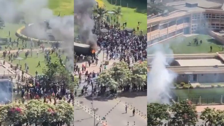 Kenya Protest: केनियामध्ये वादग्रस्त वित्त विधेयकाच्या विरोधात मोठ्या प्रमाणात निदर्शने; आंदोलकांनी संसदेला लावली आग (Watch Video)