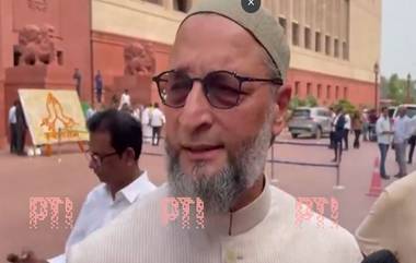 MP Asaduddin Owaisi On 'Jai Palestine' Slogan: खासदारकीची शपथ घेताना 'जय फलस्तीन' च्या घोषणेवर पहा असदुद्दीन ओवैसी यांनी दिलेलं स्पष्टीकरण (Watch Video)