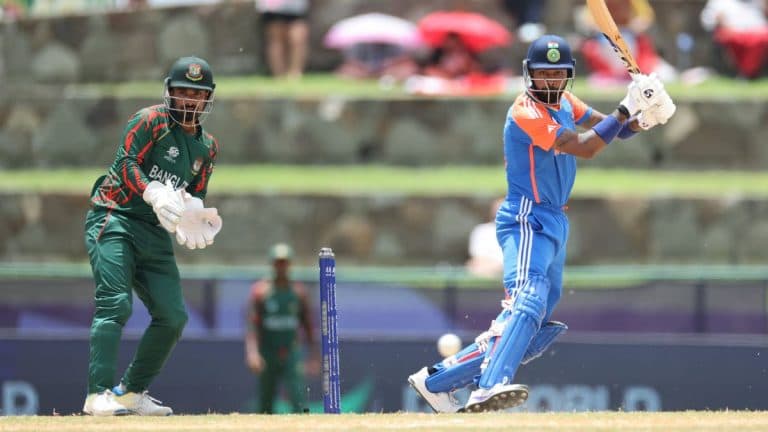 IND vs BAN T20 WC 2024 Super 8 Live Score Update: भारताने बांगलादेशसमोर ठेवले 197 धावांचे लक्ष्य, उपकर्णधार हार्दिक पांड्याची 50 धावांची निर्णायक खेळी