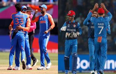 IND vs AFG T20I Head to Head: सुपर 8 मध्ये भारताचा अफगाणिस्तानसोबत पहिला सामना, जाणून घ्या टी-20 मध्ये आकडेवारीत कोणाचे आहे वर्चस्व