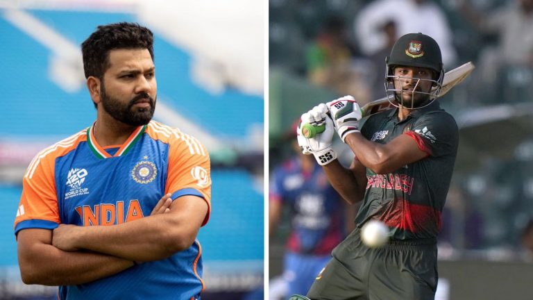 IND vs BAN T20 WC 2024 Super 8 Toss Update: बांगलादेशने भारताविरुद्ध नाणेफेक जिंकली, भारताला फलंदाजीसाठी केले अंमत्रित