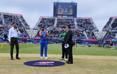 IND vs IRE T20 WC 2024: टी-20 विश्वचषकाच्या पहिल्याच सामन्यात भारताने नाणेफक जिंकली, आयर्लंडला फलंदांजीसाठी केले अमंत्रित