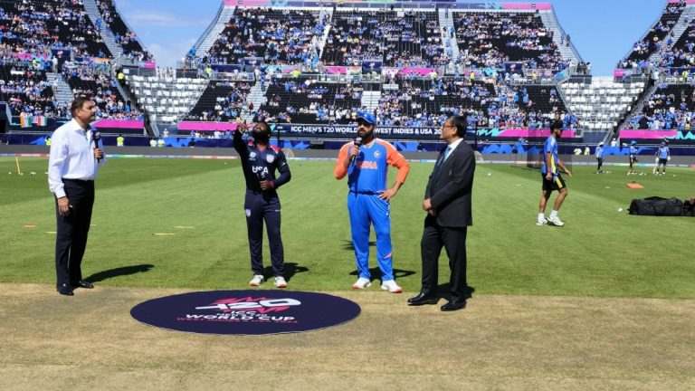 IND vs USA, 25th Match Live Score Update: टीम इंडियाचा कर्णधार रोहित शर्माने नाणेफेक जिंकली, प्रथम गोलंदाजी करण्याचा घेतला निर्णय